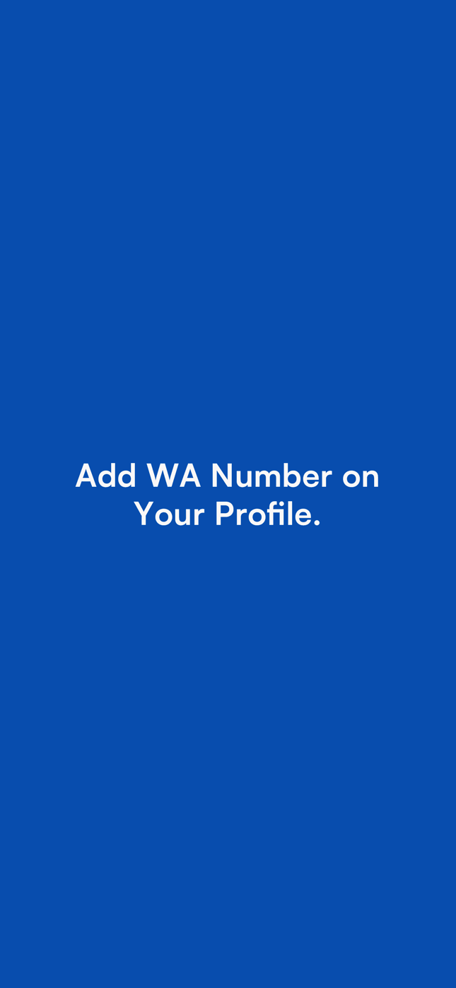 Add WA number in s͛Card